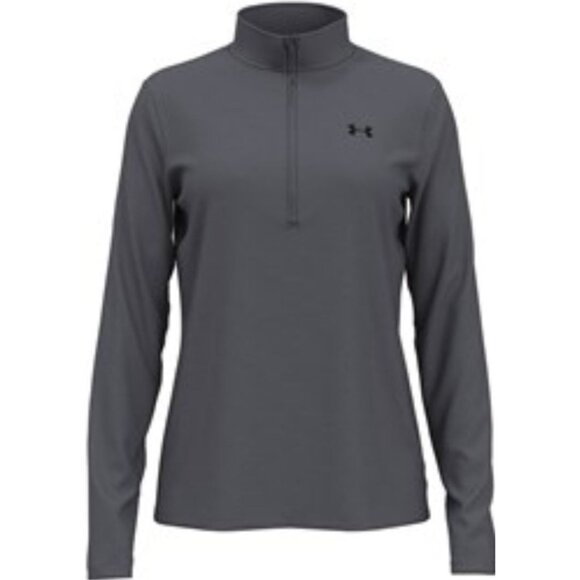 Under Armour Womens Pullover M Gray Tech Half-Zip Long Sleeve Runners Sporty - Picture 1 of 8
